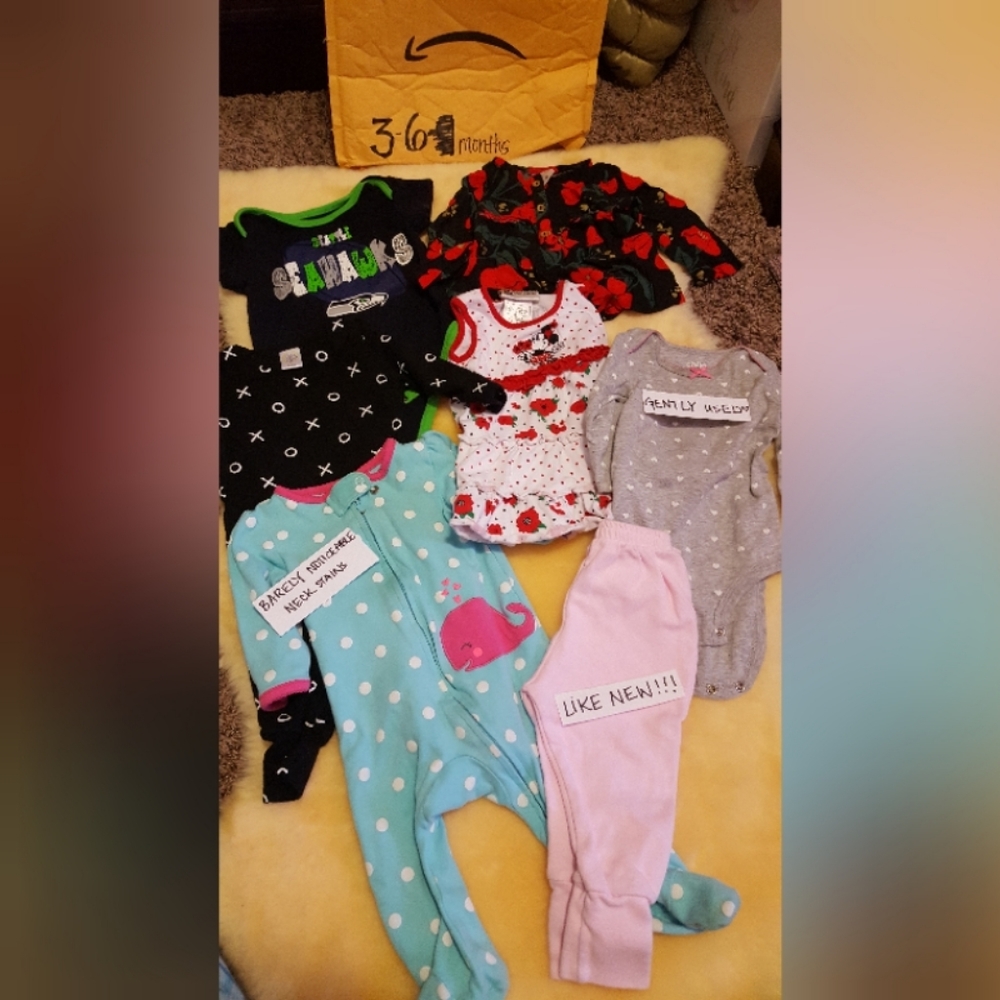 3-6 month baby clothes